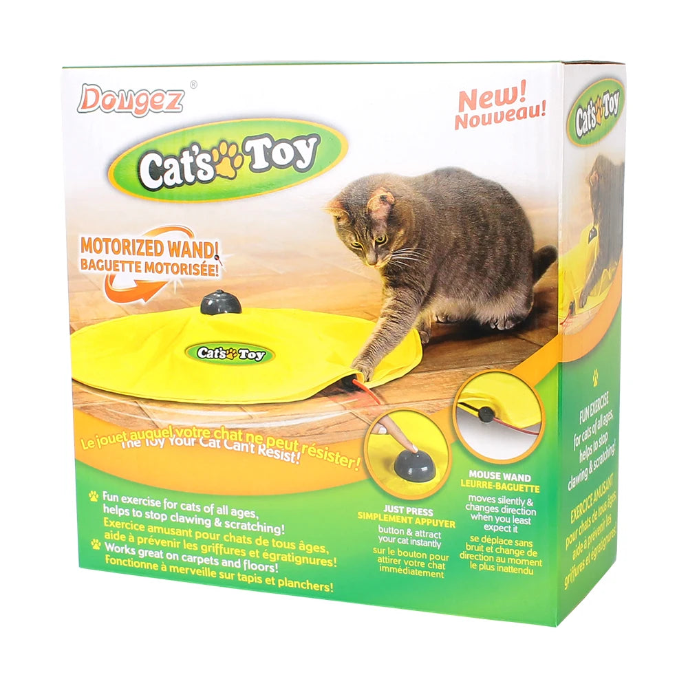 Automatic Toy Plate Motion Undercover Mouse Feather