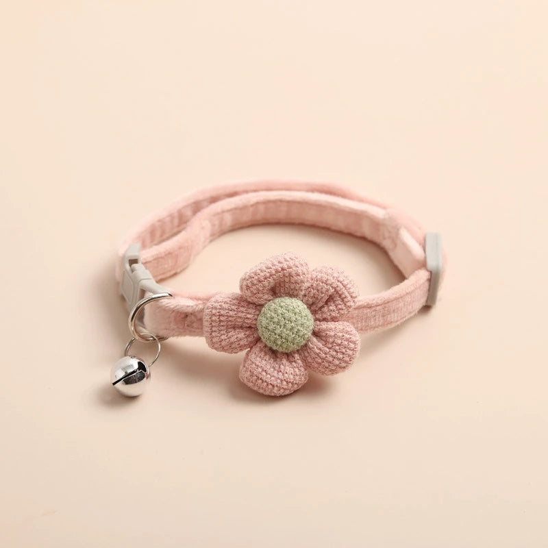 Cute Cartoon Pet Collar Soft Polyester