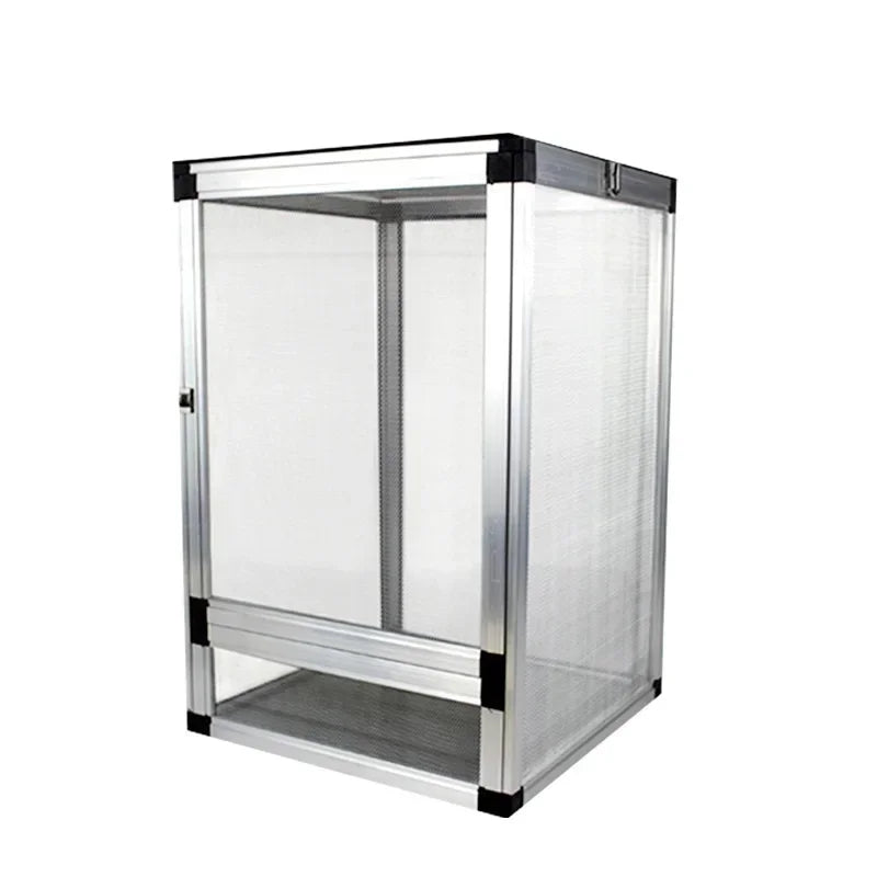 Terrarium Transparent Aluminium Cage Front Opening Door