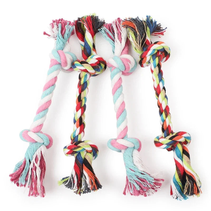 1 pcs New Random toy durable hemp rope knot