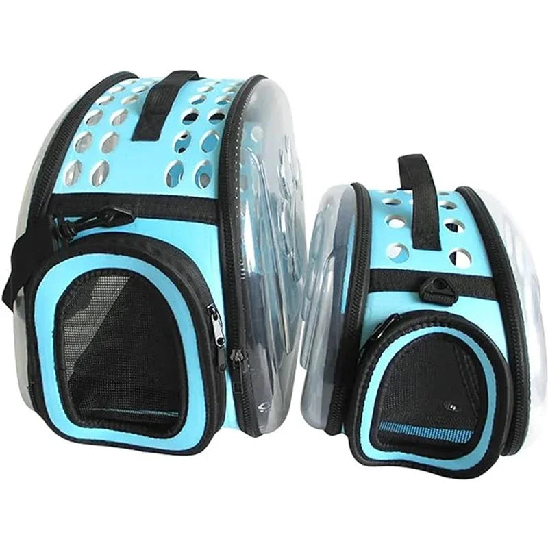 EVA Transparent Folding Backpack Crossbody Portable Breathable