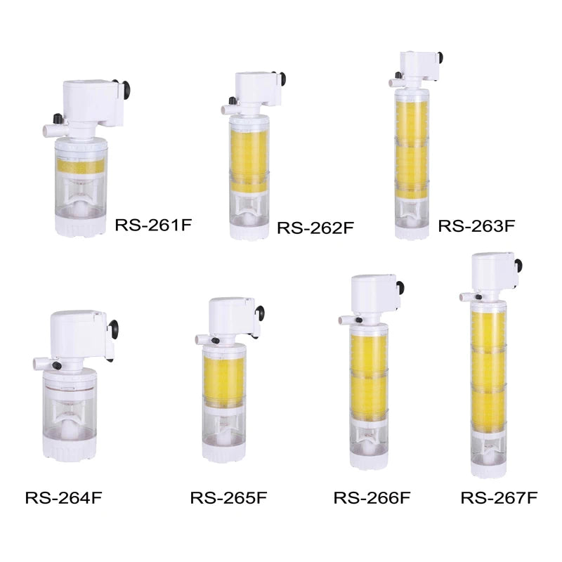 220V 3 in 1 Aquarium Multifunction Filter Pump Oxygen 4 Layers Filter Aquarium Internal Filter Material Air Pump