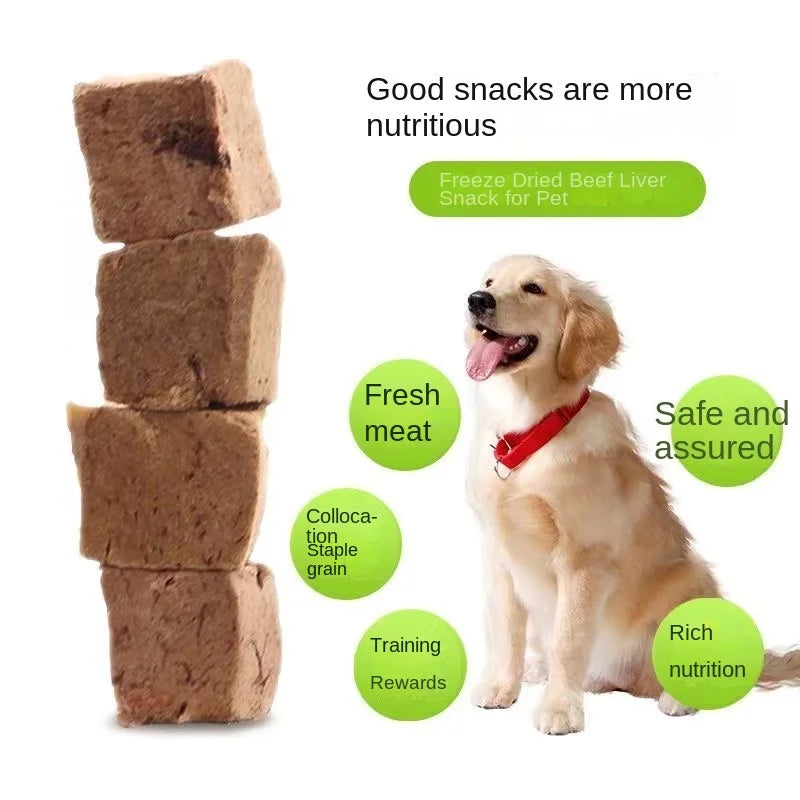 beef liver granules nutrition reward treats