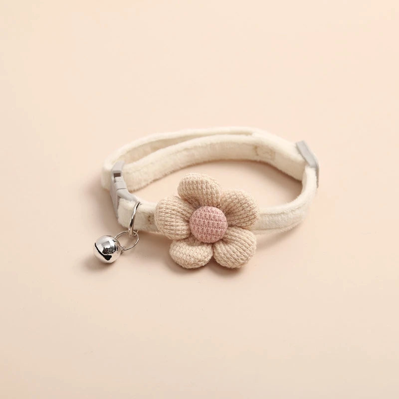 Cute Cartoon Pet Collar Soft Polyester