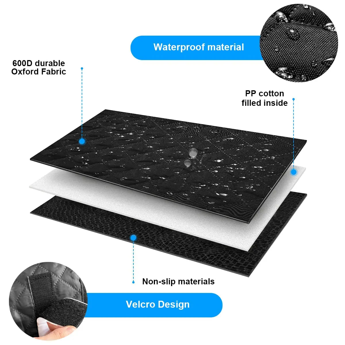 Tarpaulin Trunk Seat Mat Protector Hammock Cushion
