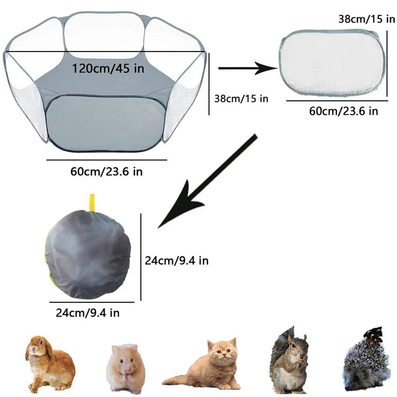 Portable Hamster Rabbit Guinea Pig