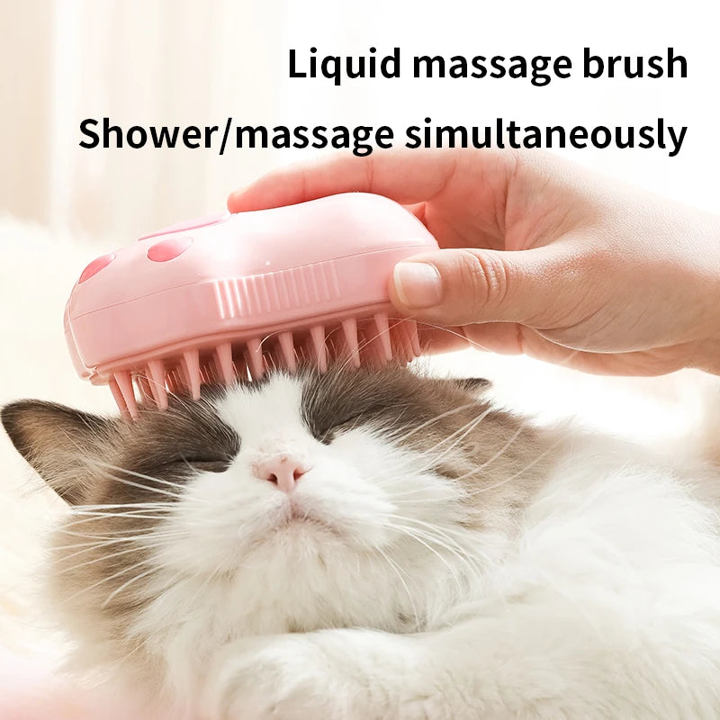3 in 1 Pet Brush Electric Spray