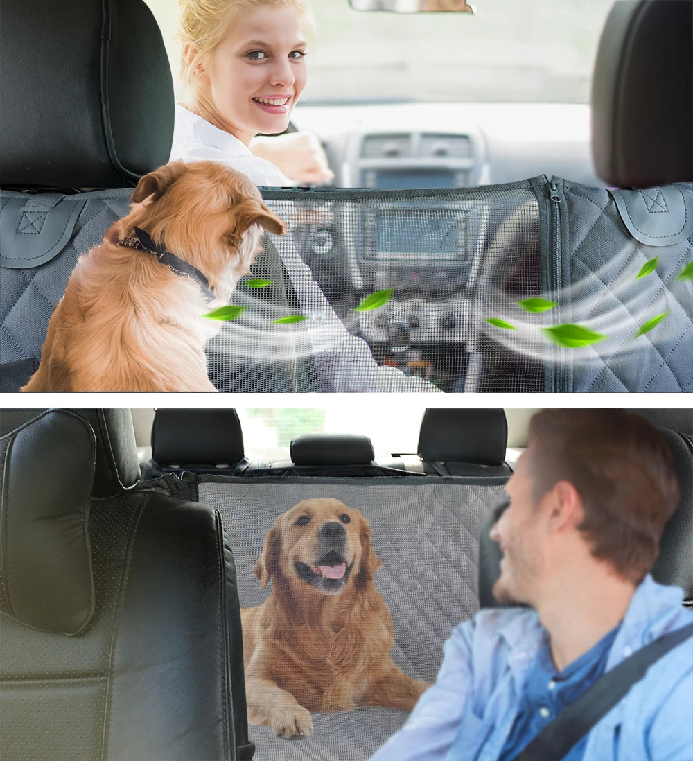 Rear Back Car Seat Cover Mats Hammock Protector Safety Belt