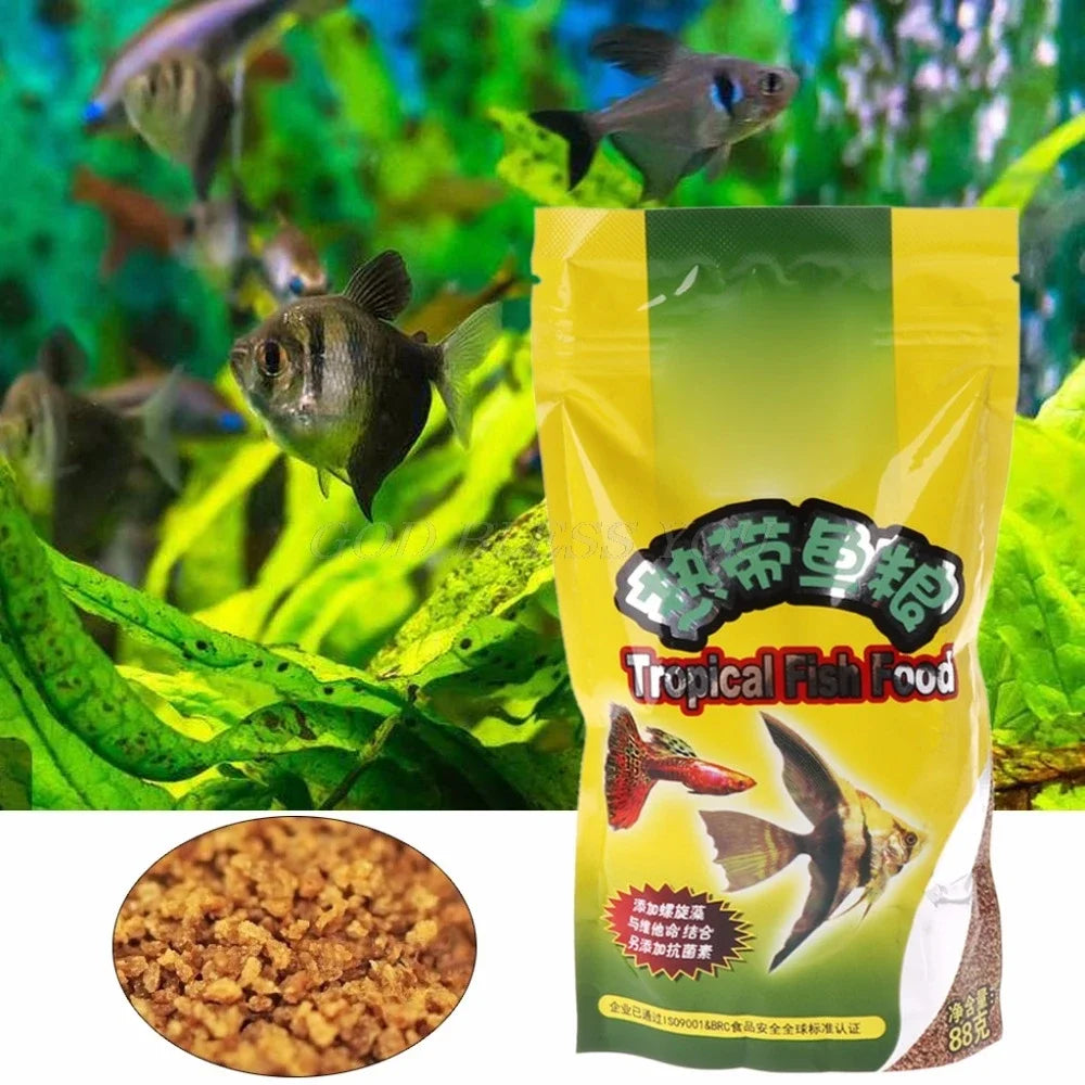 Aquarium Tank Tropical Fish Food 98g Delicious Food