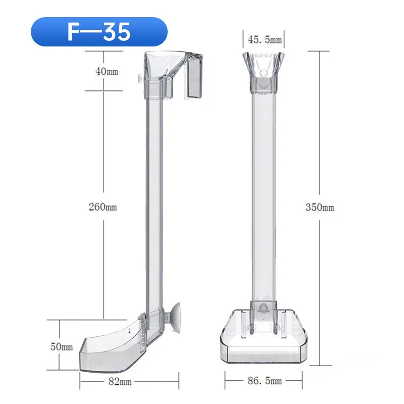 Aquarium Anti-stuck fish design Transparent Suitable
