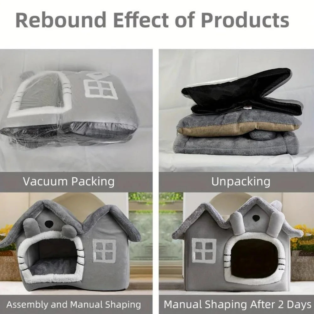 House Pet Bed Double-top Removable
