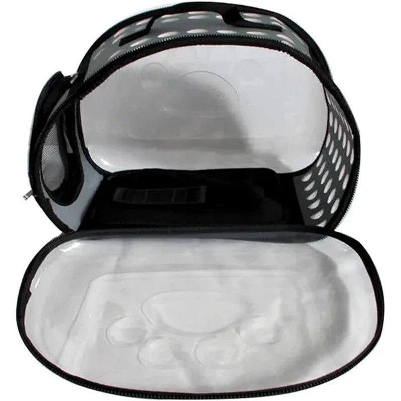 EVA Transparent Folding Backpack Crossbody Portable Breathable