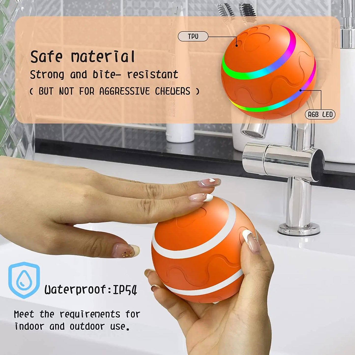 ATUBAN Active Rolling Ball Motion Activated