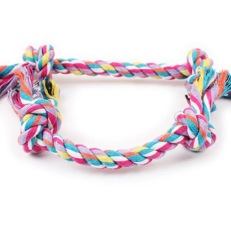 1 pcs New Random toy durable hemp rope knot