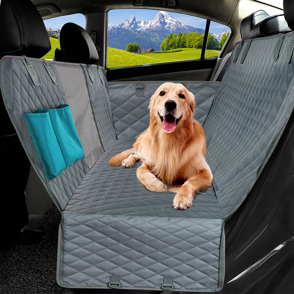 Rear Back Car Seat Cover Mats Hammock Protector Safety Belt