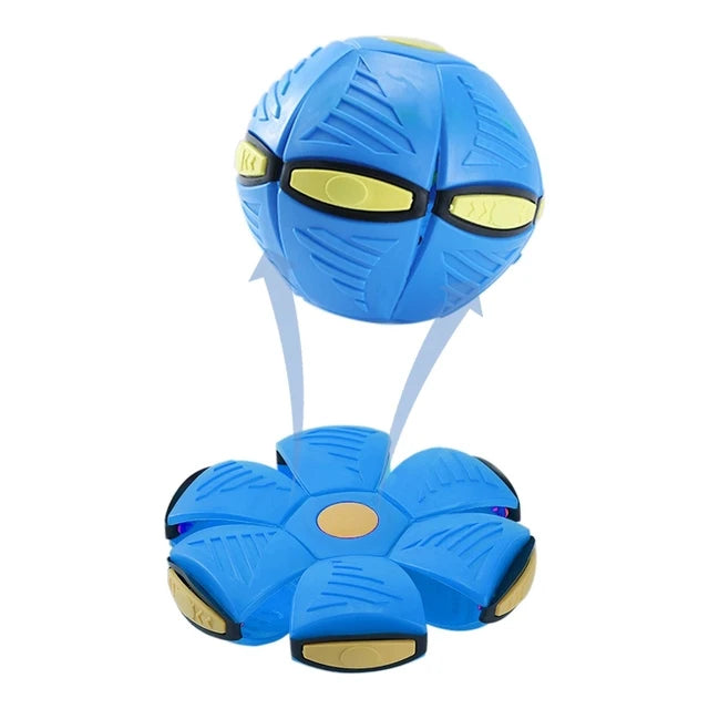 Interactive Flying Saucer Magic Funny Pet Toy Flying Saucer Outdoor