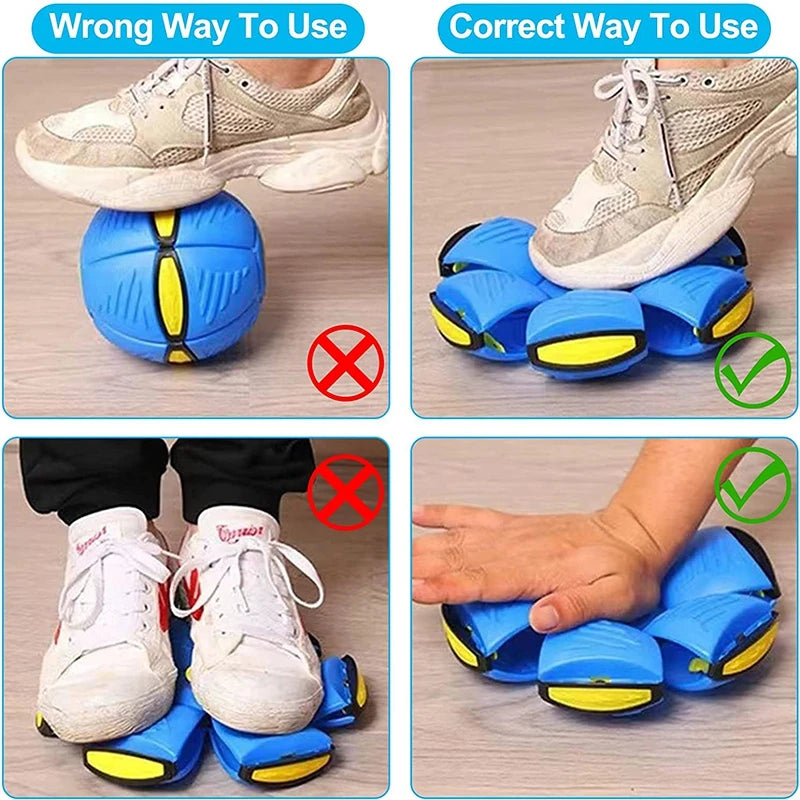 Interactive Flying Saucer Magic Funny Pet Toy Flying Saucer Outdoor
