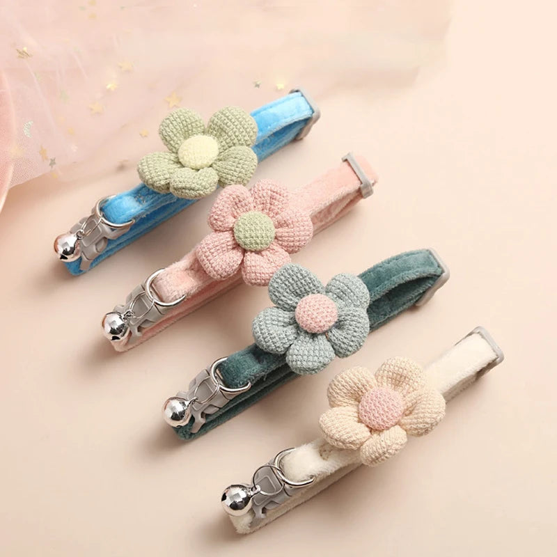 Cute Cartoon Pet Collar Soft Polyester