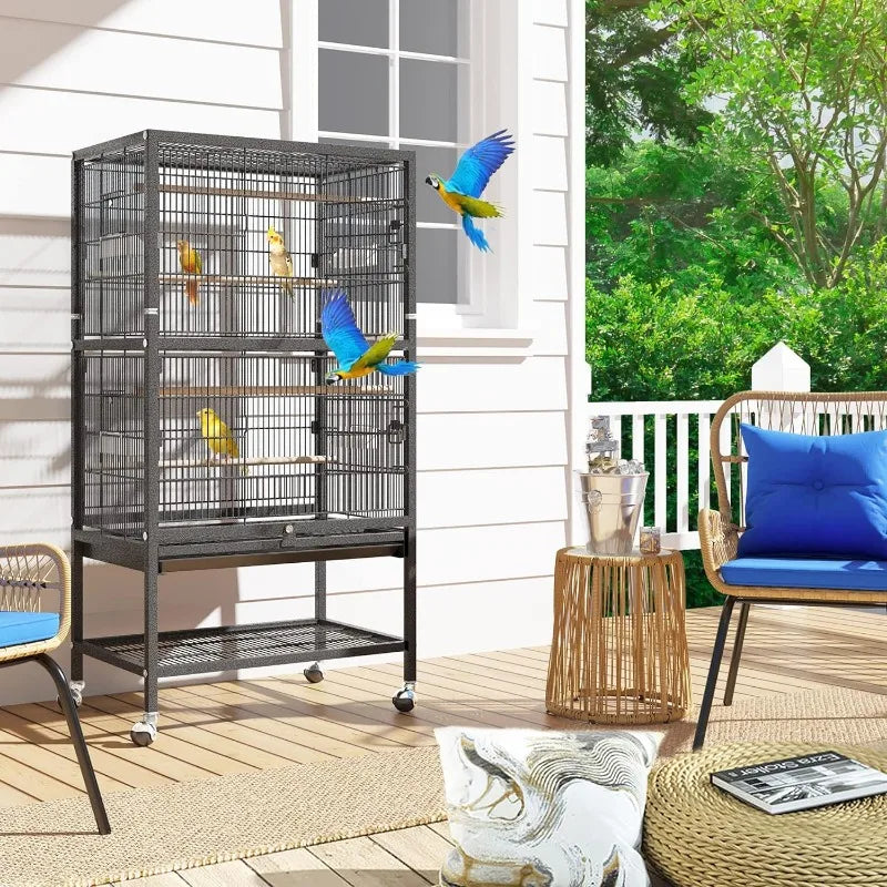 52 inches Birdcage Cover and Bird Cage Seed Catcher