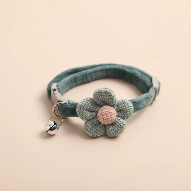 Cute Cartoon Pet Collar Soft Polyester