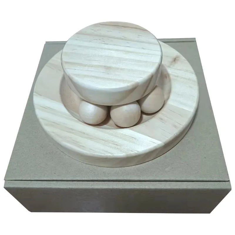 Wooden 2/3 Levels Tower Tracks Disc ball