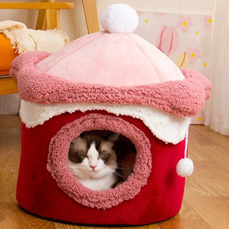 Ice Cream Fun Comfort Nest Small Medium Cat Dogs