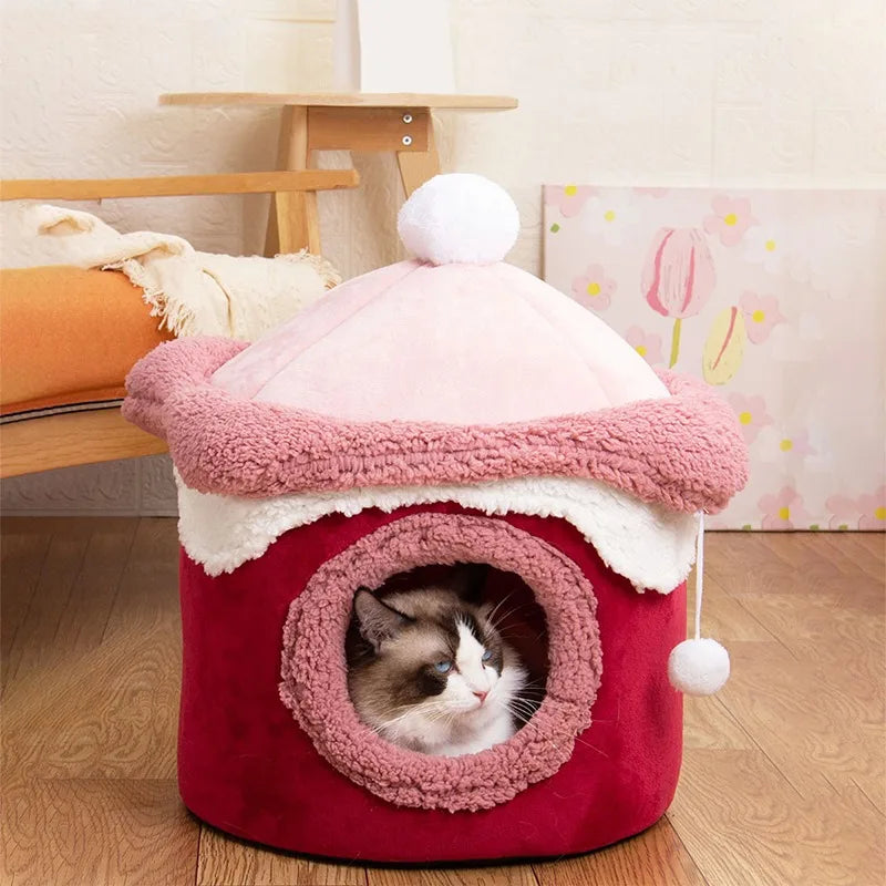 Ice Cream Fun Comfort Nest Small Medium Cat Dogs
