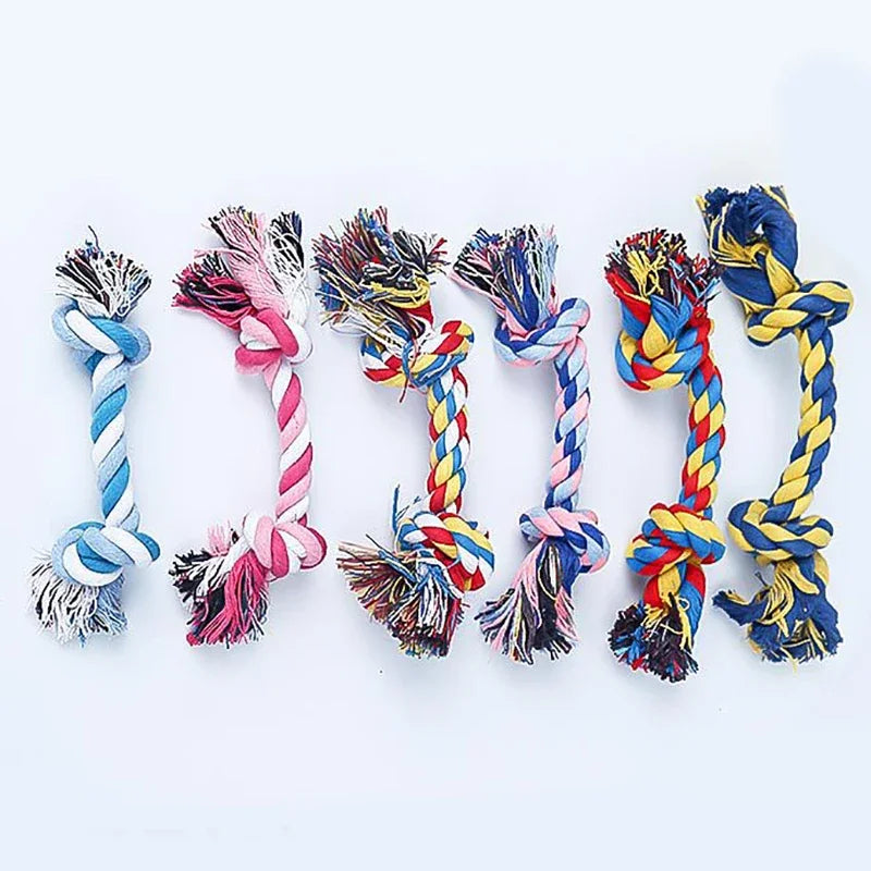 1 pcs New Random toy durable hemp rope knot