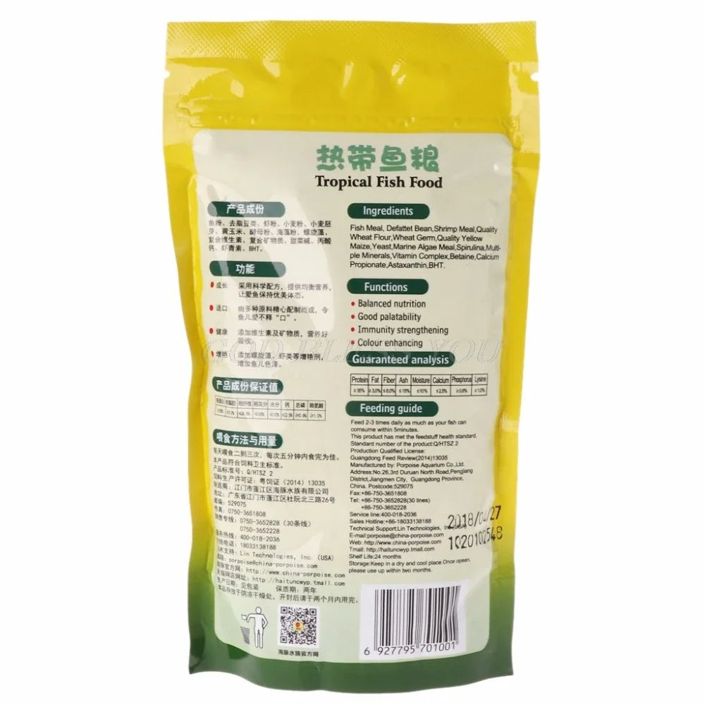 Aquarium Tank Tropical Fish Food 98g Delicious Food