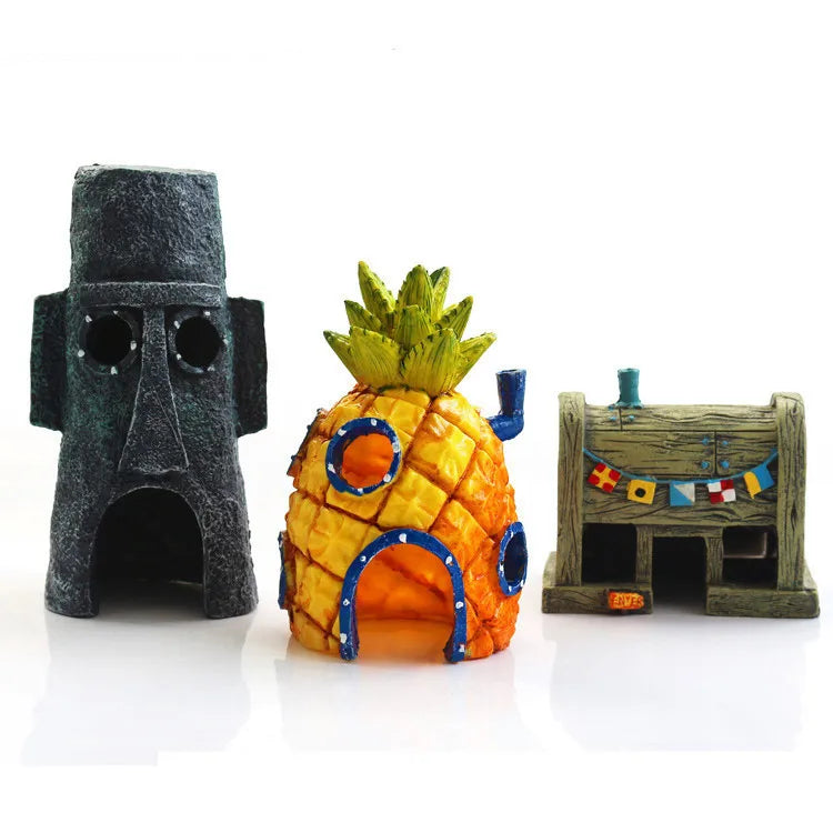 Simulation Resin Pineapple House