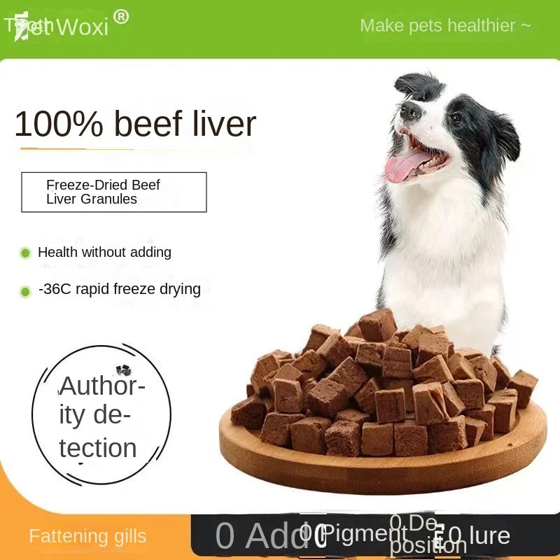 beef liver granules nutrition reward treats