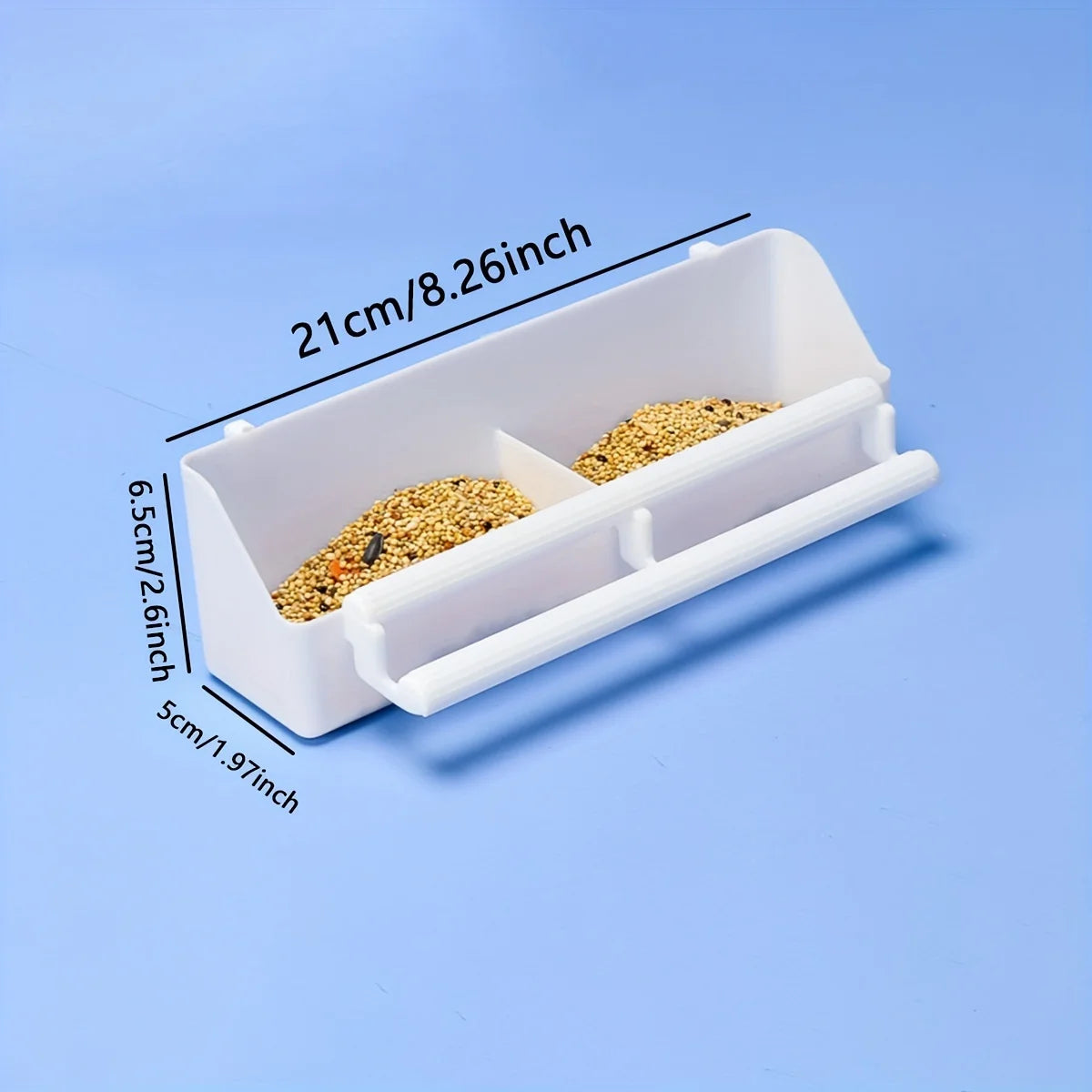 1 pc - Double grid stand bird