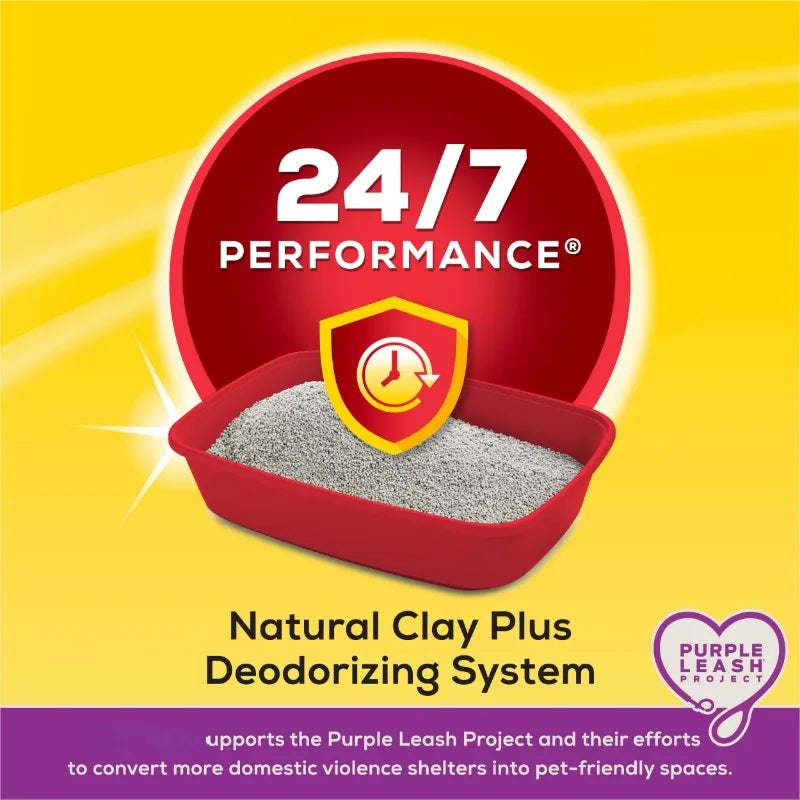 cat Litter, 24/7 Performance Deodorizing, 35 lb Pail