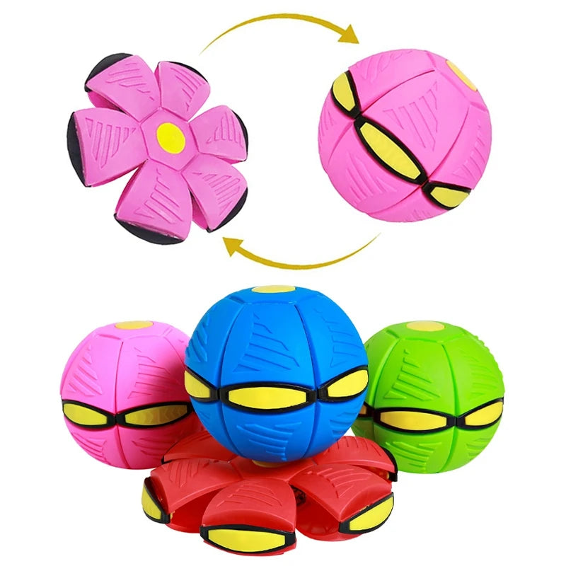 Interactive Flying Saucer Magic Funny Pet Toy Flying Saucer Outdoor