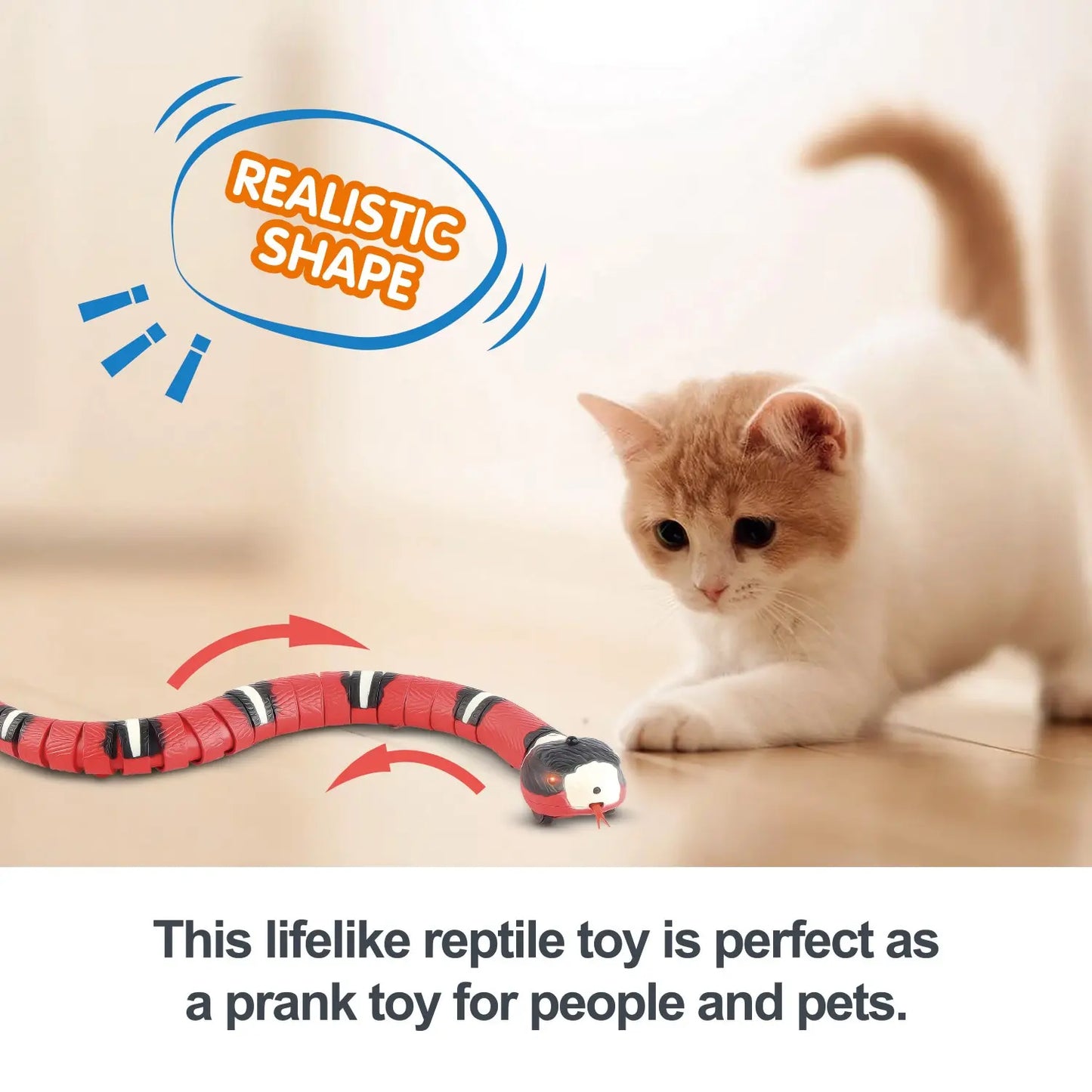Automatic Electronic Snake Teaser Indoor Play