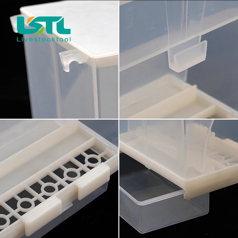 1 Pcs Automatic Bird Feeder Pet Bird Container 250/400g