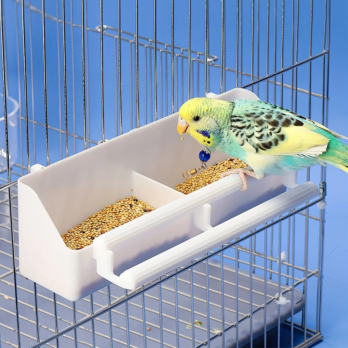 1 pc - Double grid stand bird