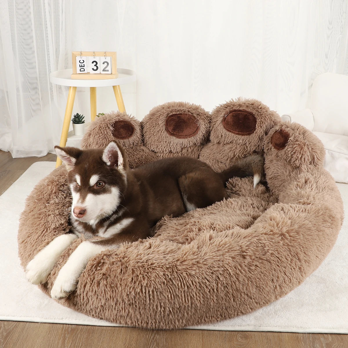 Fluffy Bed Large Pet Baskets Kennel Basket