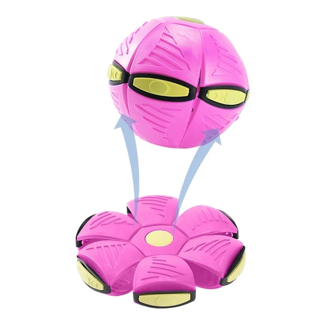 Interactive Flying Saucer Magic Funny Pet Toy Flying Saucer Outdoor