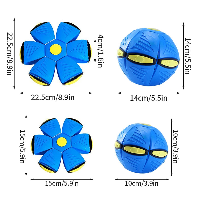 Interactive Flying Saucer Magic Funny Pet Toy Flying Saucer Outdoor