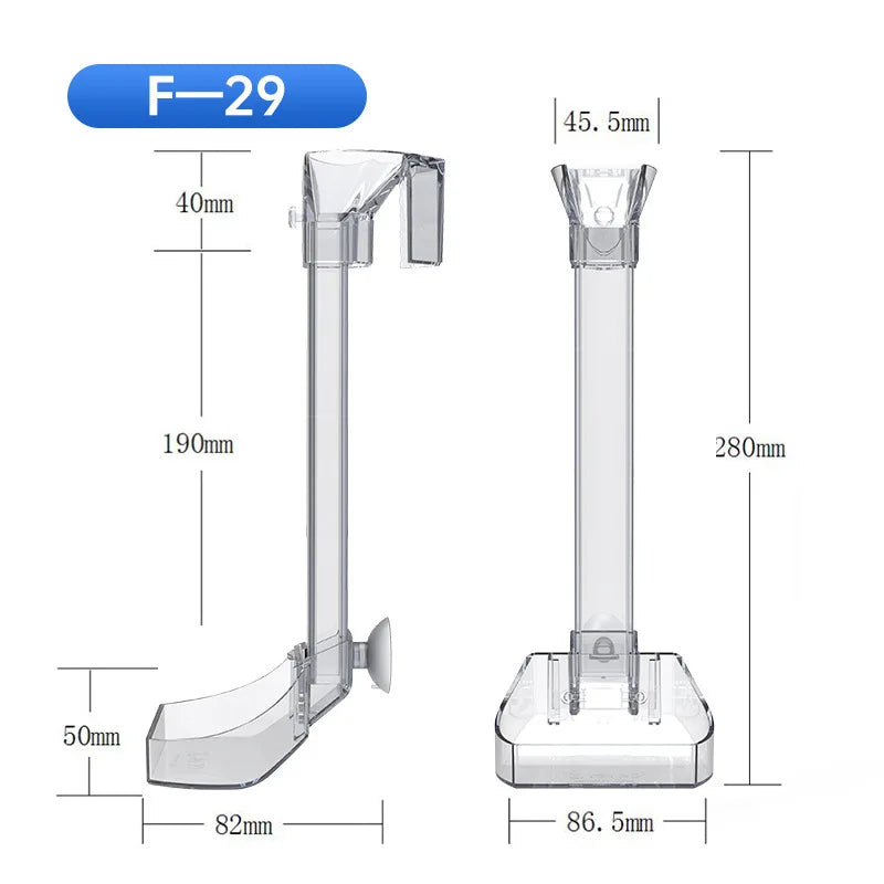 Aquarium Anti-stuck fish design Transparent Suitable