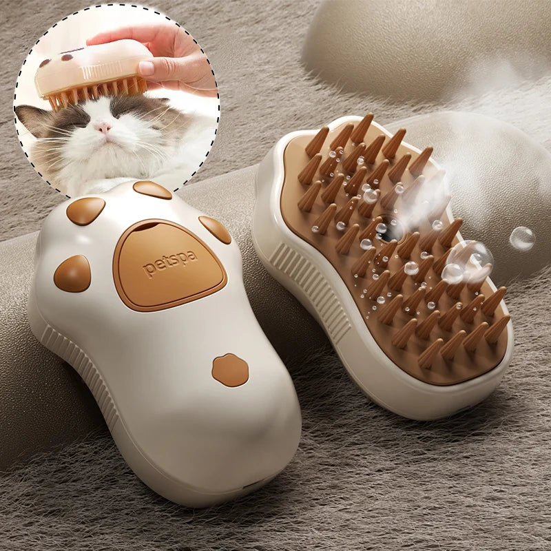 3 in 1 Pet Brush Electric Spray