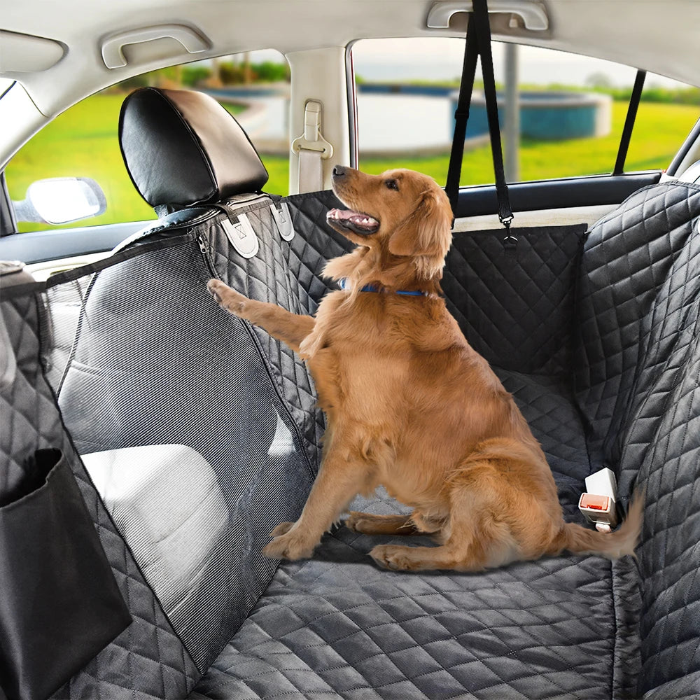 Rear Back Car Seat Cover Mats Hammock Protector Safety Belt