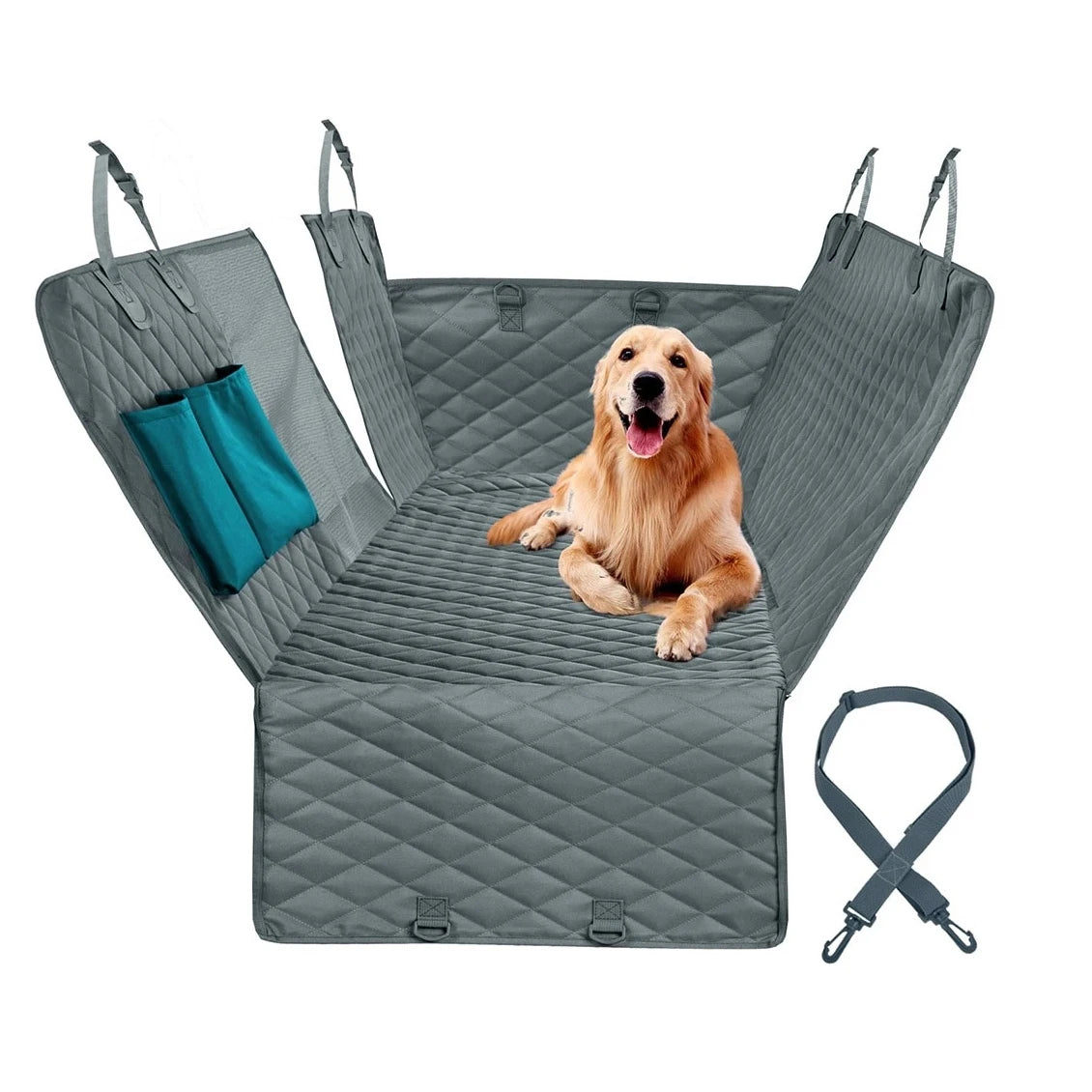 Rear Back Car Seat Cover Mats Hammock Protector Safety Belt