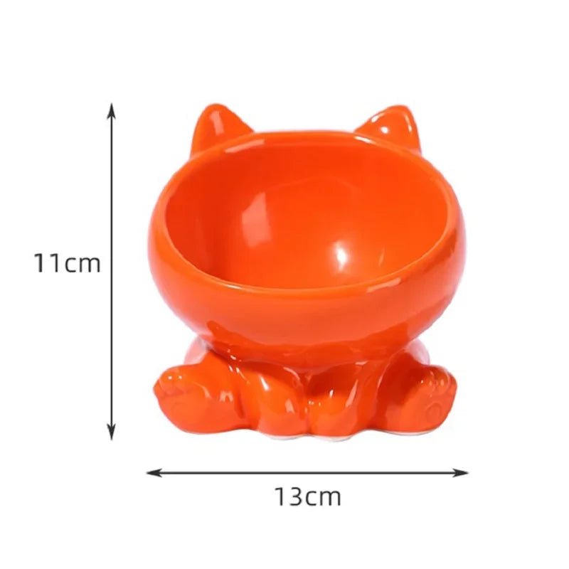 Pet Accessories Ceramic Diagonal High Feet Cute