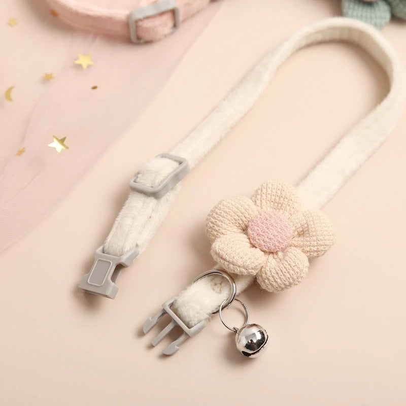 Cute Cartoon Pet Collar Soft Polyester