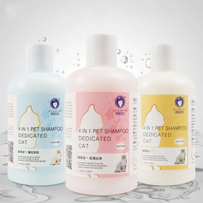 Pet shower gel for all cats Bath shampoo