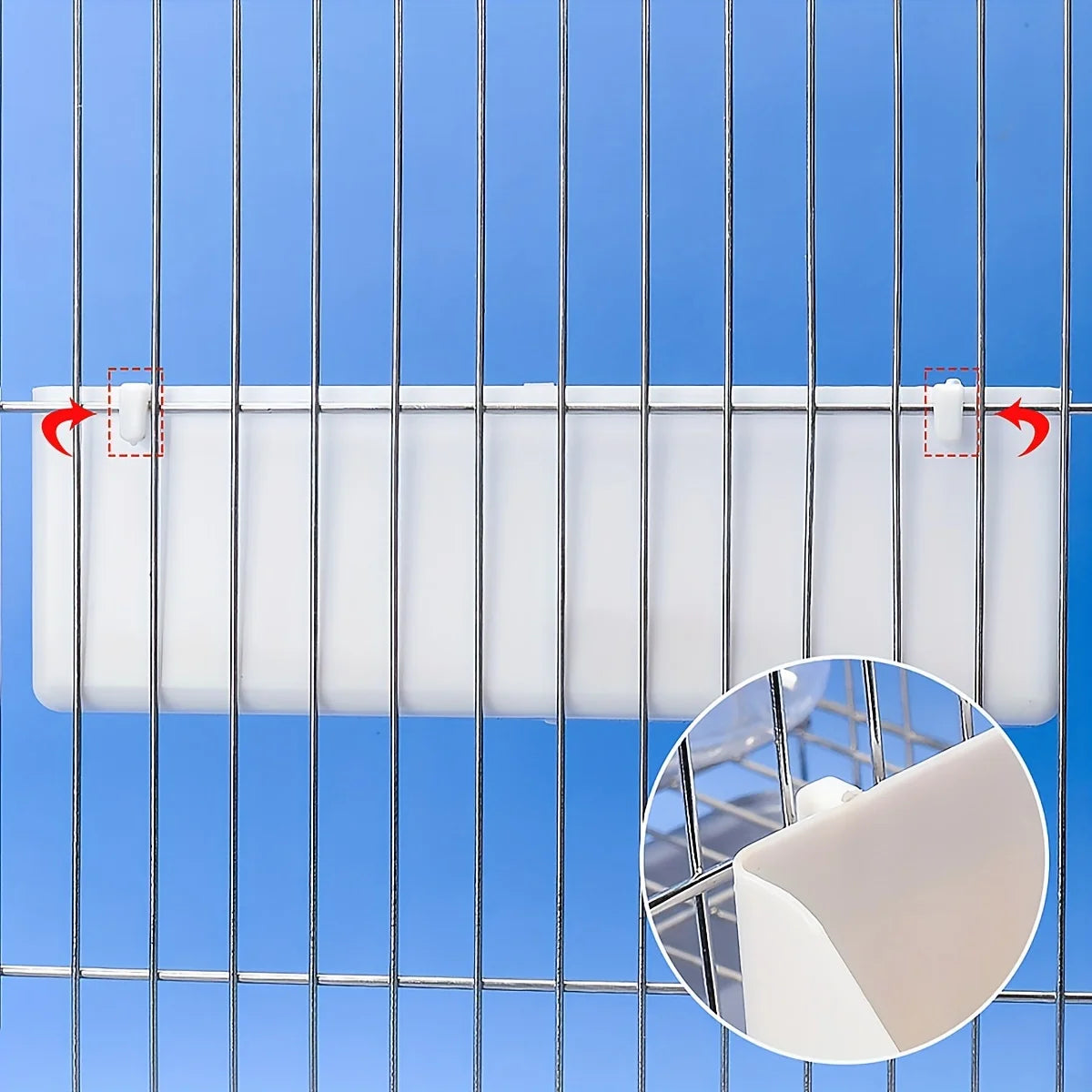 1 pc - Double grid stand bird