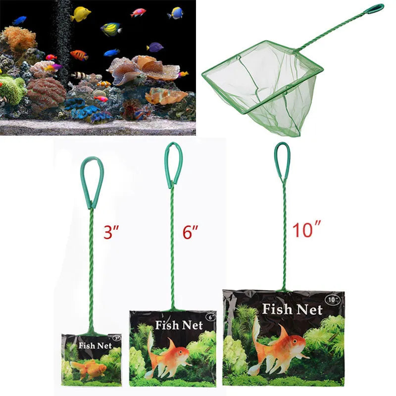 Long Handle Square Aquarium Landing Net