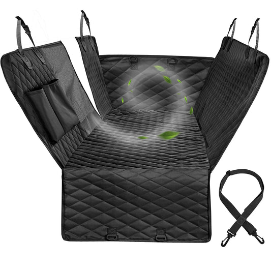 Rear Back Car Seat Cover Mats Hammock Protector Safety Belt